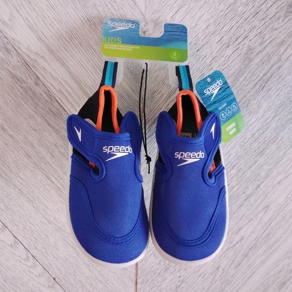 Speedo Toddler Hybrid Water Shoes Sz:S (5-6) Royal Blue